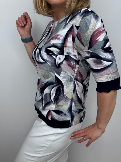 DANIELLE keyhole neckline top