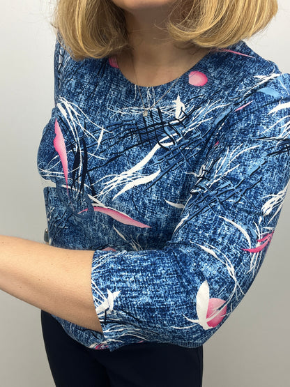 HARPER peachy feeling style top 3/4 sleeves