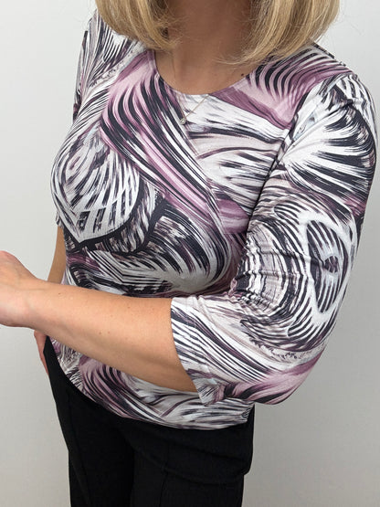 DREW fine knit style top