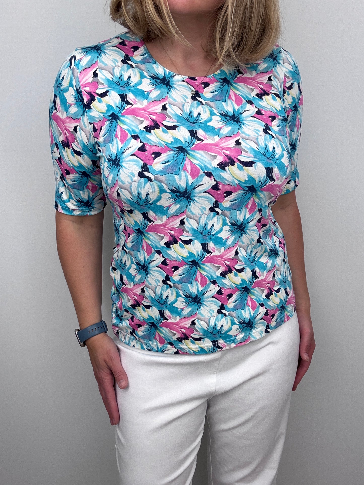 OLIVIA cotton feel style top short sleeve