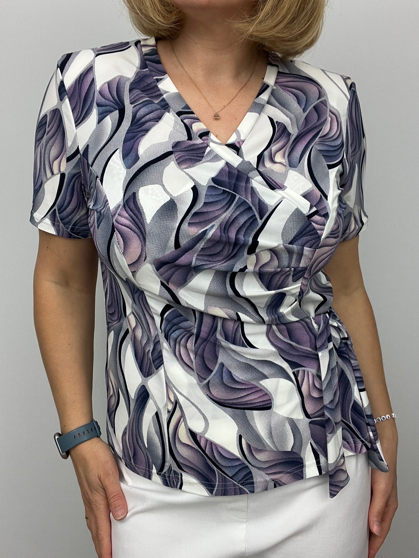 ALEXANDRA wrap top