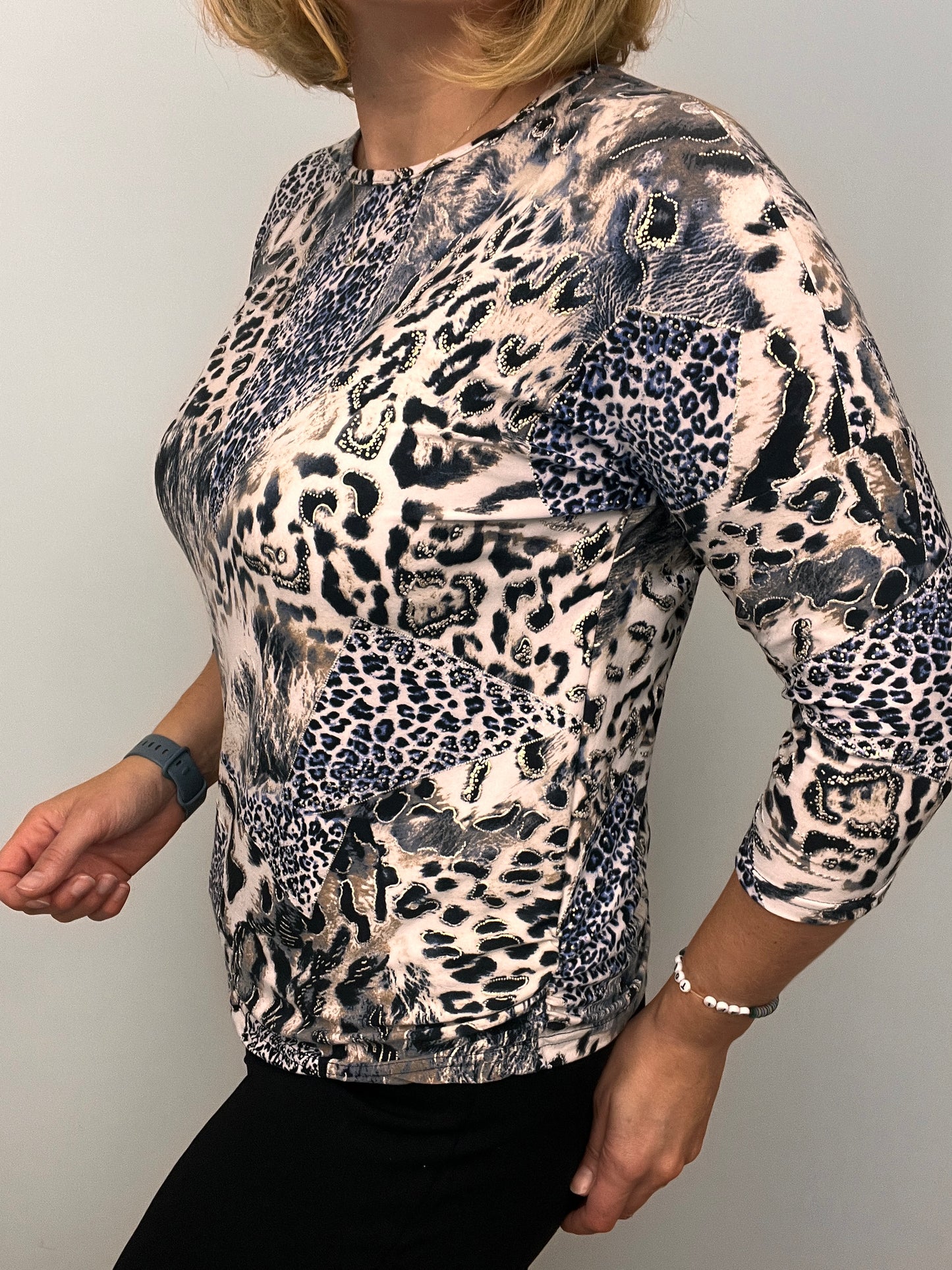 PANTHER round neck top