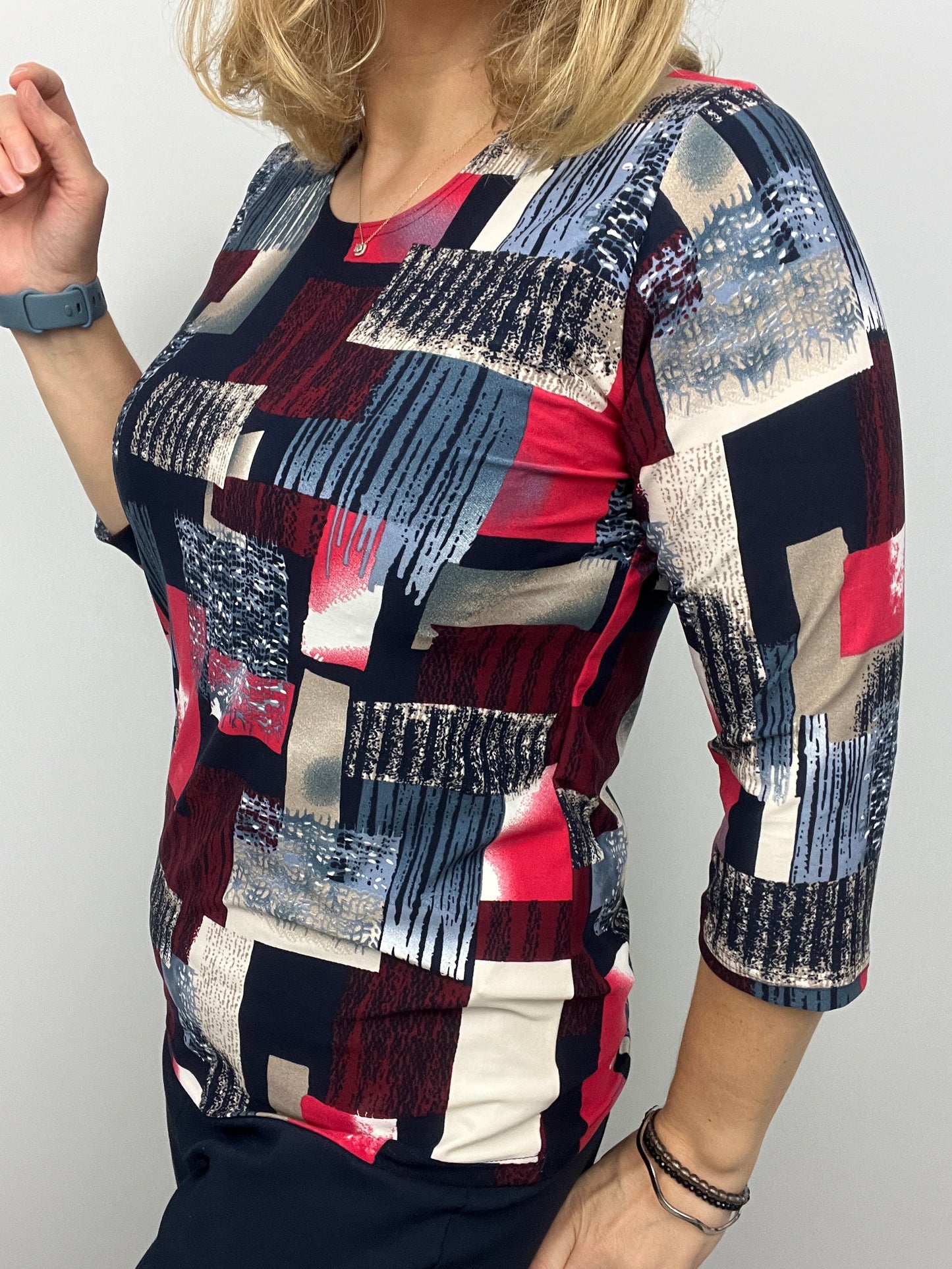 CLEMENTINA peachy feeling style top 3/4 sleeves