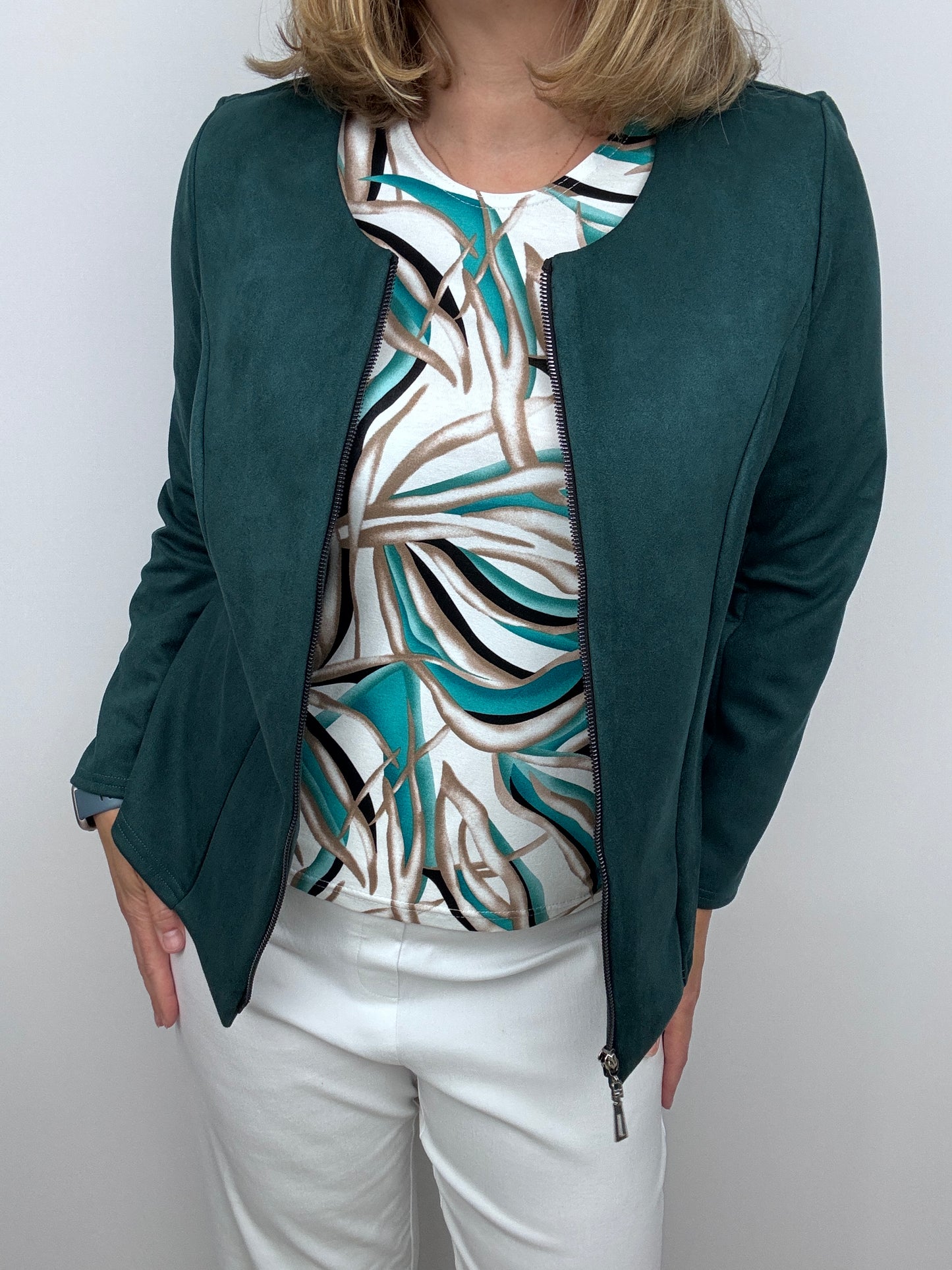 MARIA cotton feel style top short sleeve
