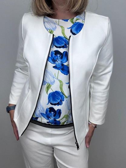 Cream Suedette jacket