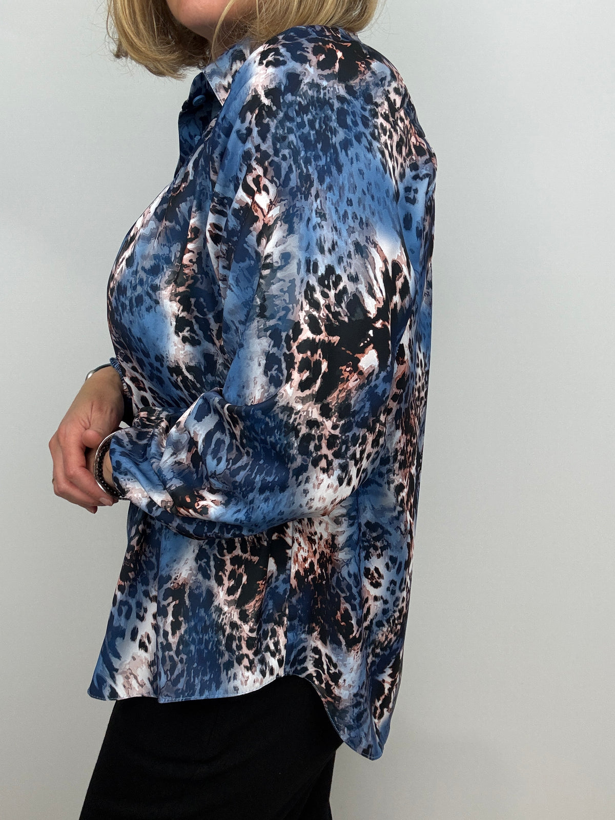 RUBY animal print blouse