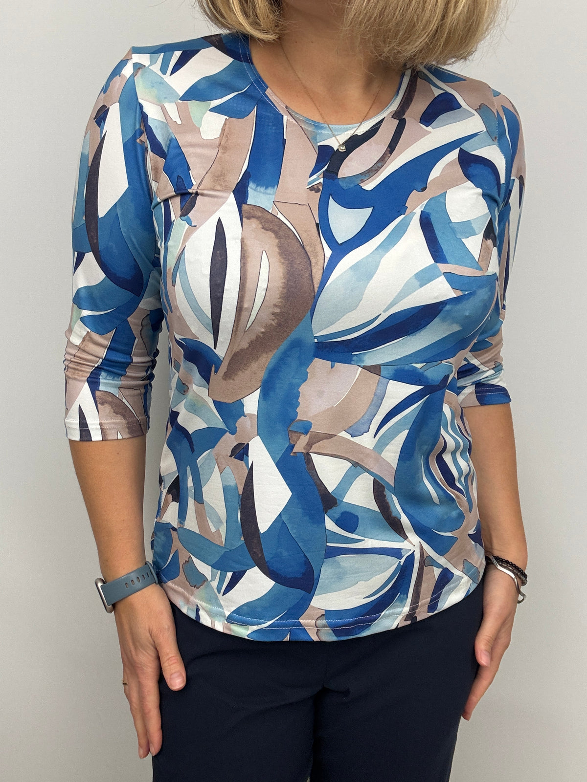DYMPNA peachy feeling style top 3/4 sleeves