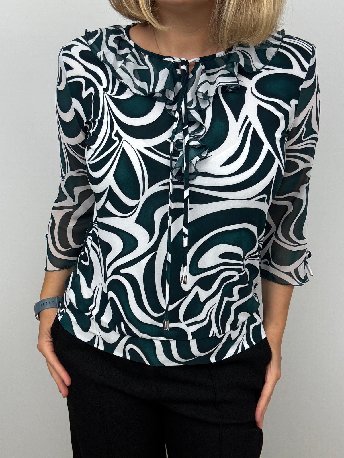 ADDISON ruffle top