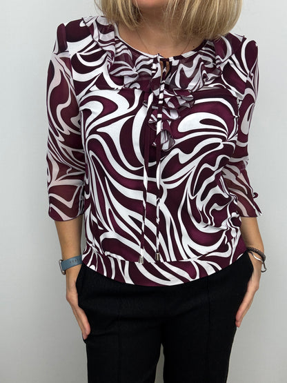 LOUISE ruffle top