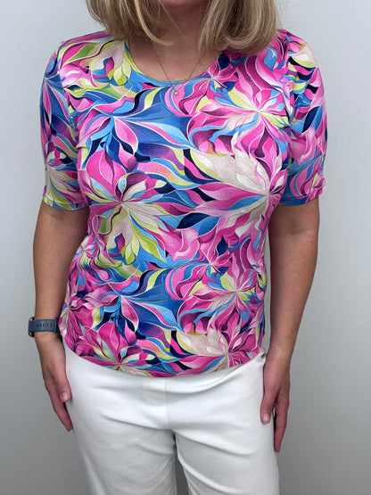 POLLY cotton feel style top short sleeve