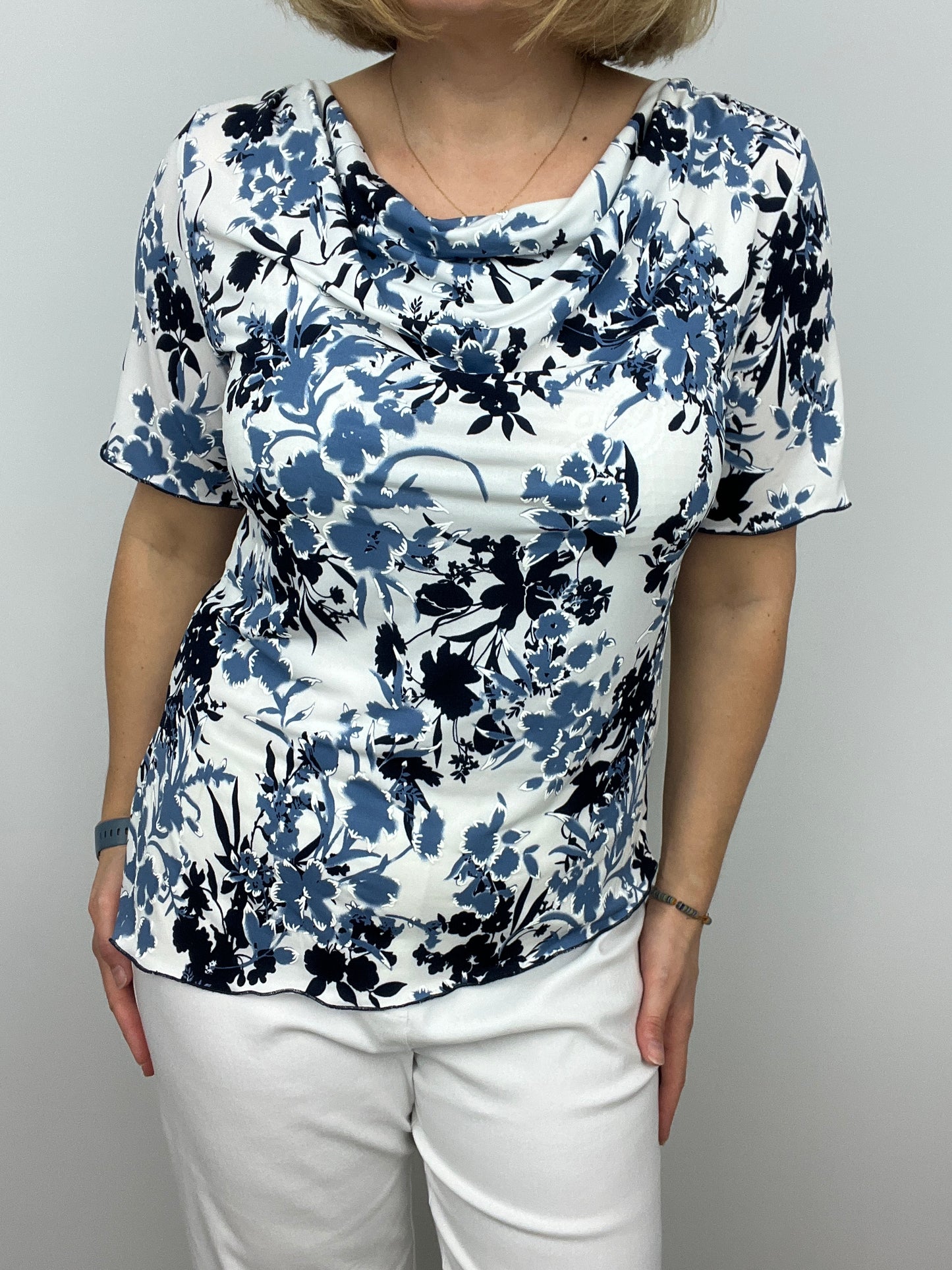 ISABELLE cowl neck top