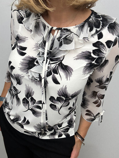 DANA ruffle top