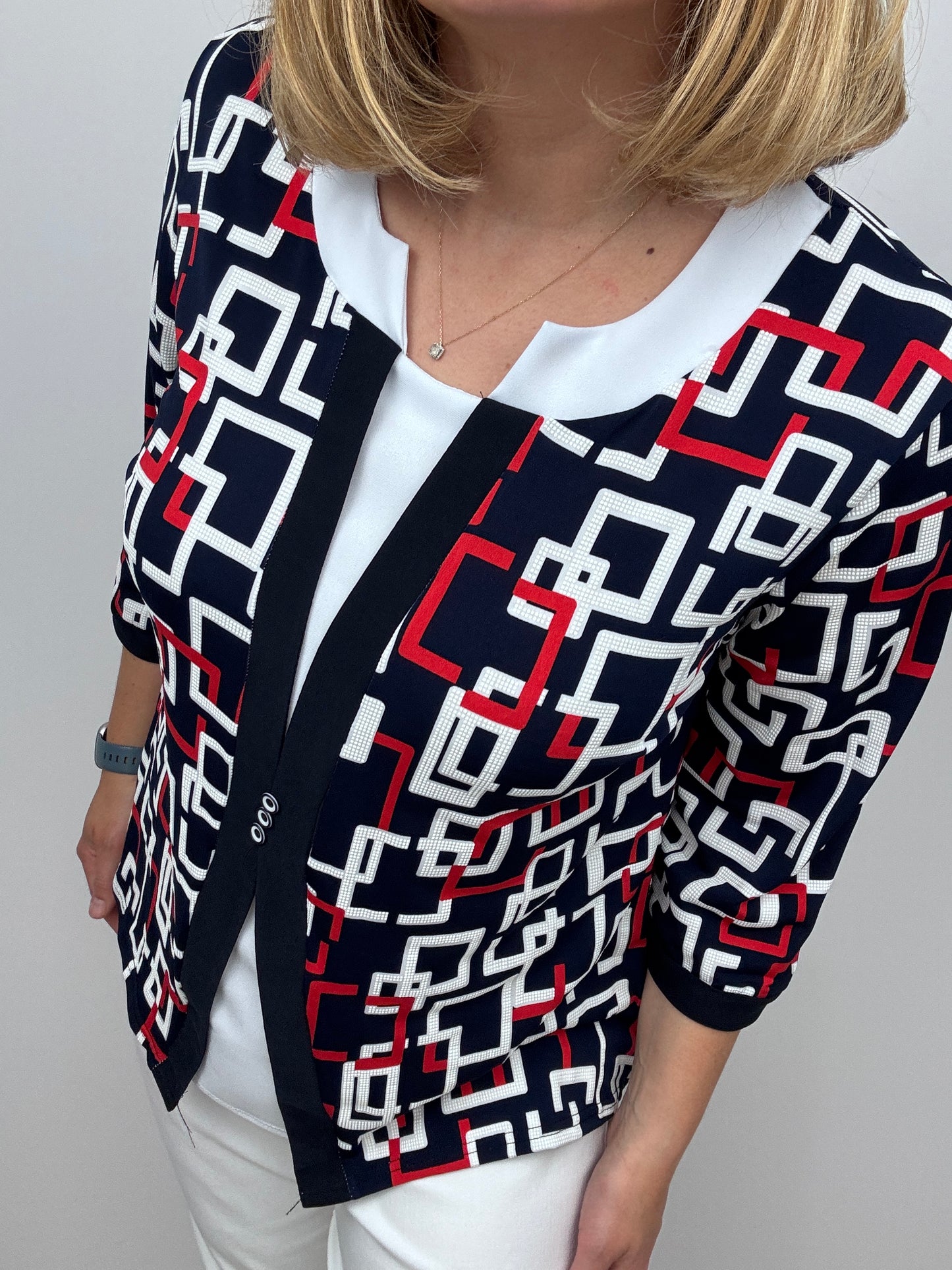 KATHY twin-set effect top