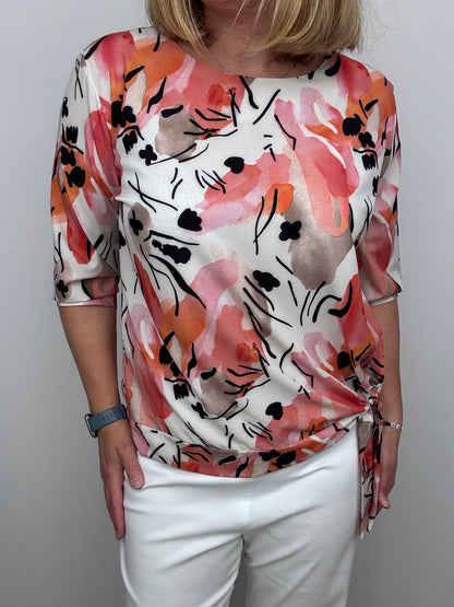 AMBER tie-side top