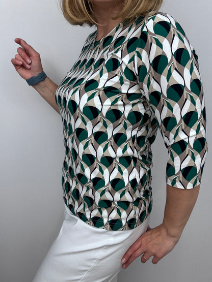 PIPER peachy feeling style top 3/4 sleeves