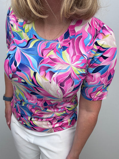 POLLY cotton feel style top short sleeve