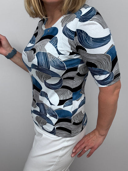 ELLEN cotton feel style top short sleeve