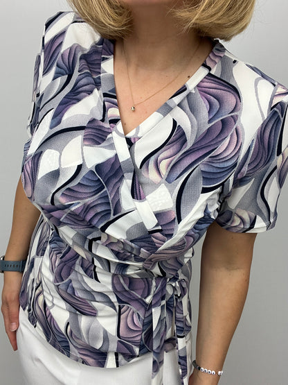 ALEXANDRA wrap top