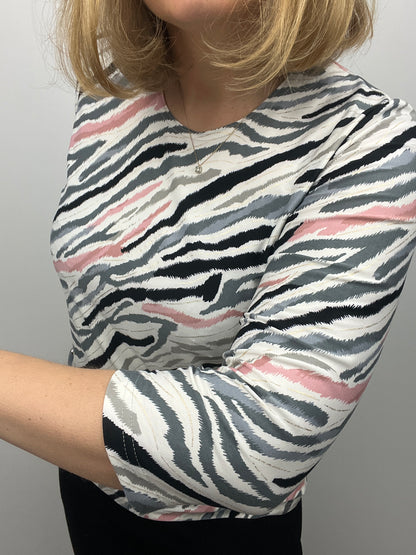 FIONA peachy feeling style top 3/4 sleeves