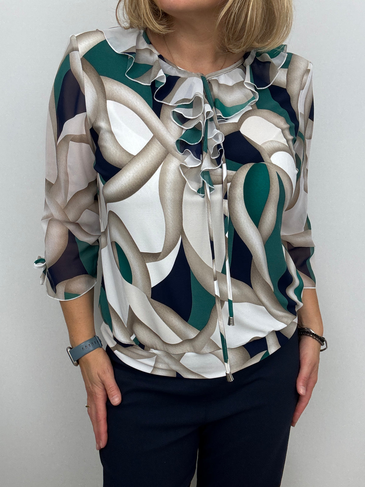 INGRID ruffle top