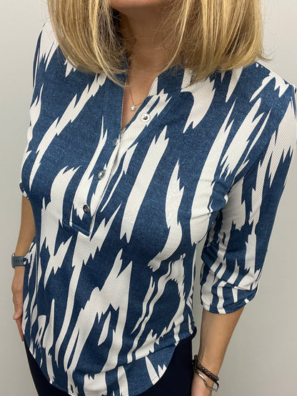 MATILDA stand-up collar blouse