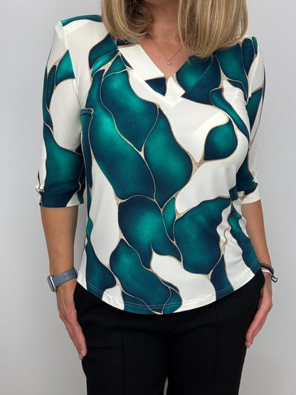 GABY V-neck top