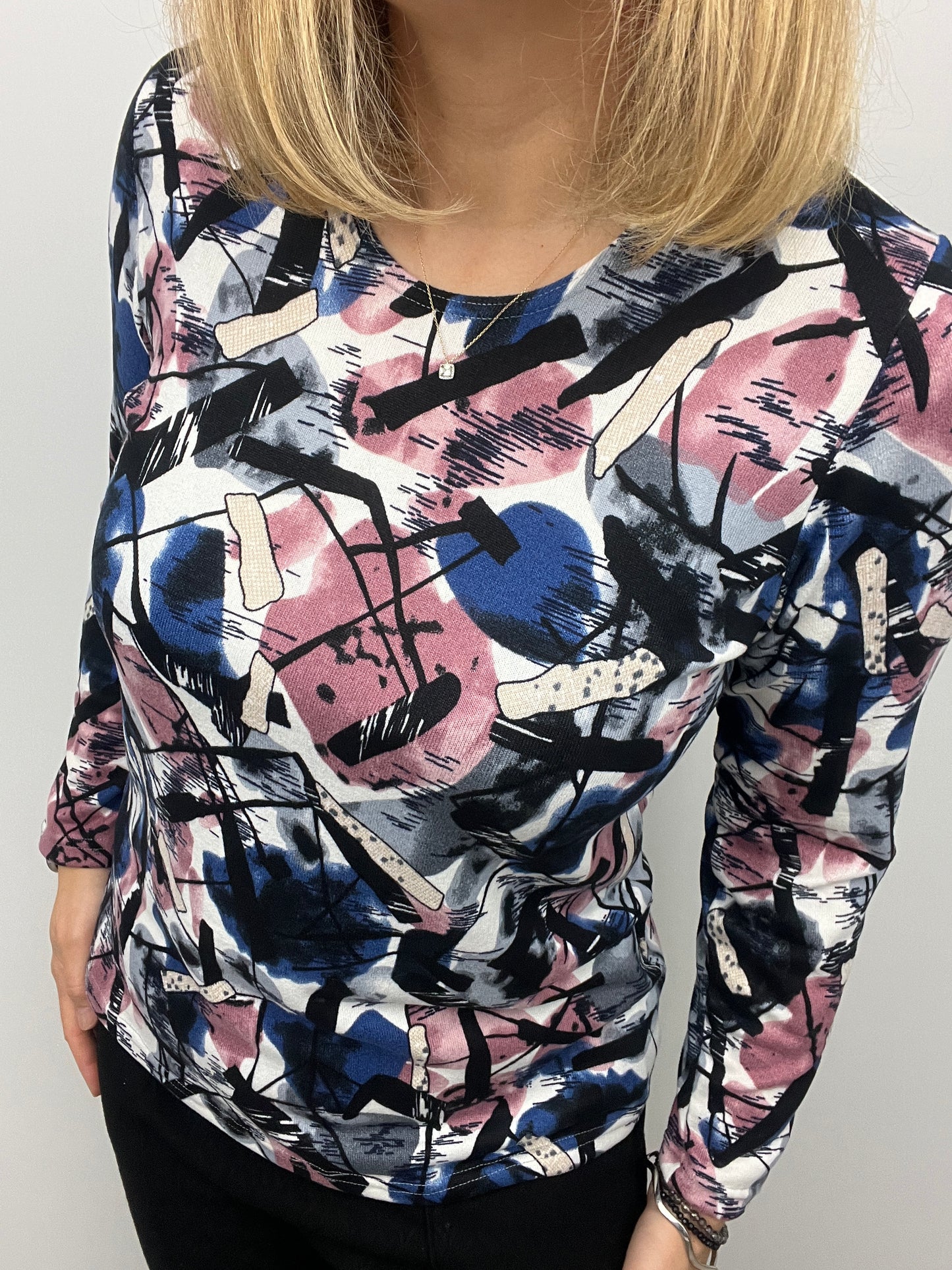 MELISSA fine knit style top long sleeve