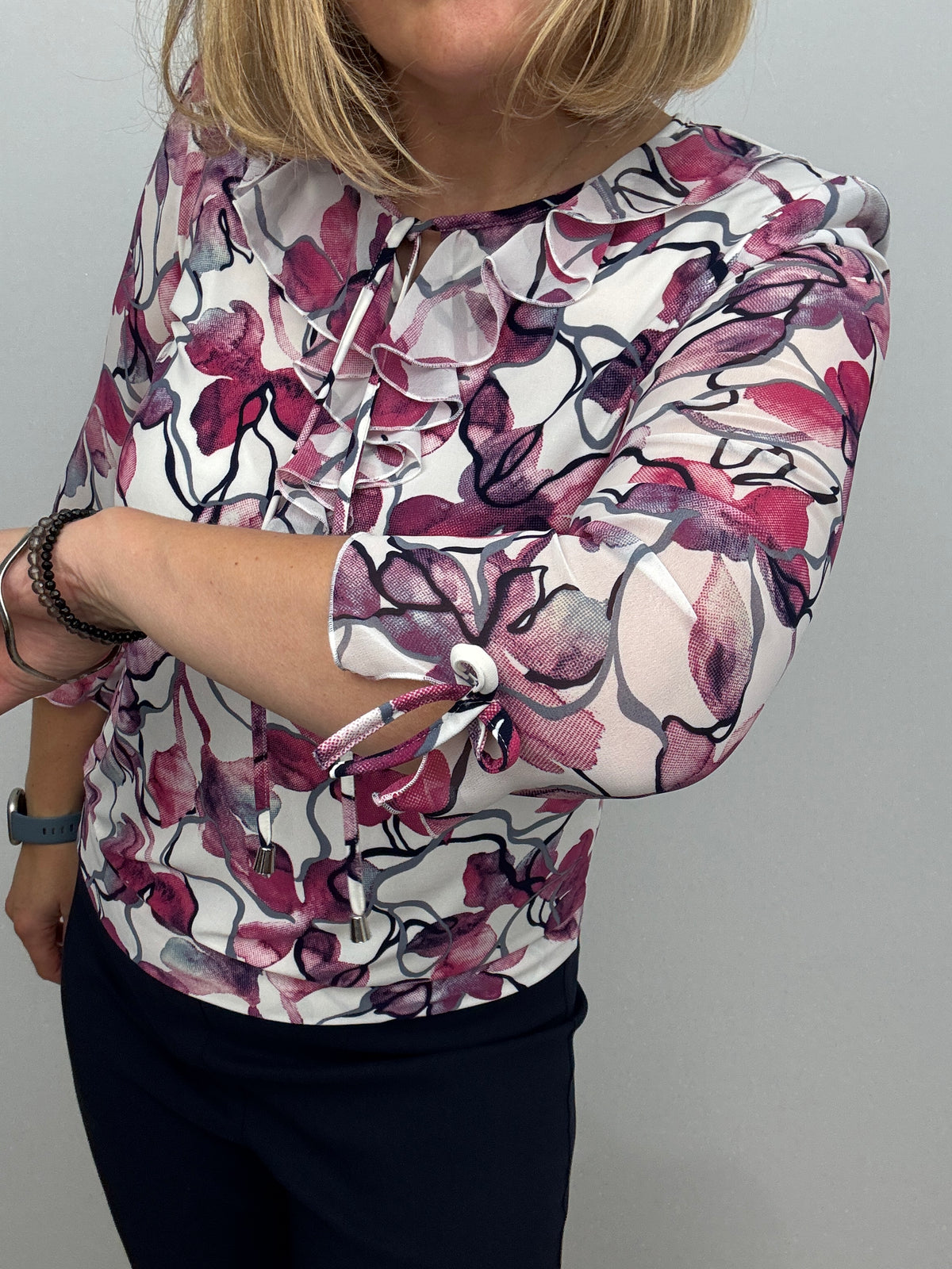 CHERISH ruffle top
