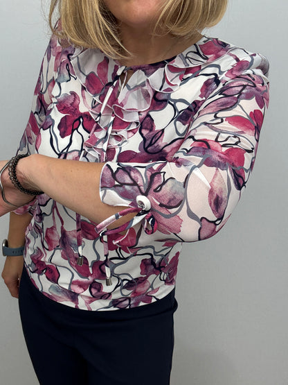 CHERISH ruffle top
