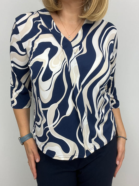 JUSTINE v-neck top