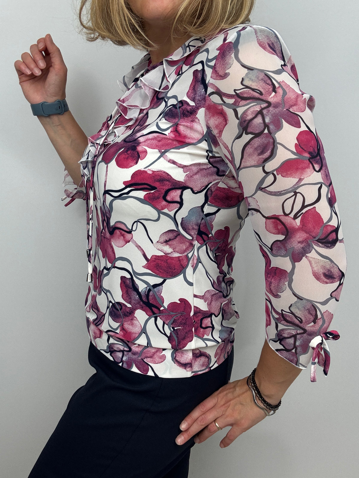 CHERISH ruffle top