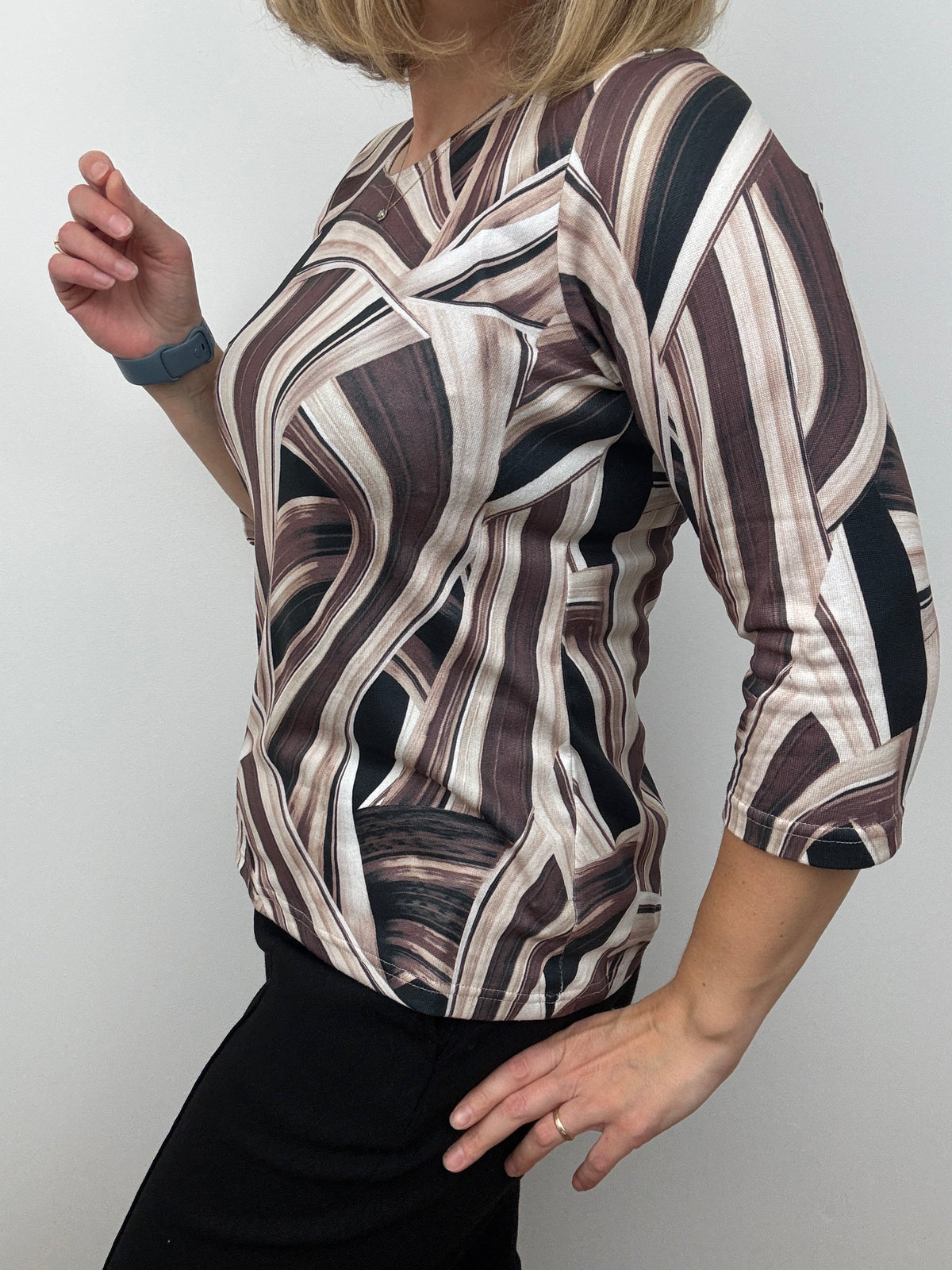 STACEY fine knit style top