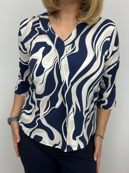 JUSTINE v-neck top