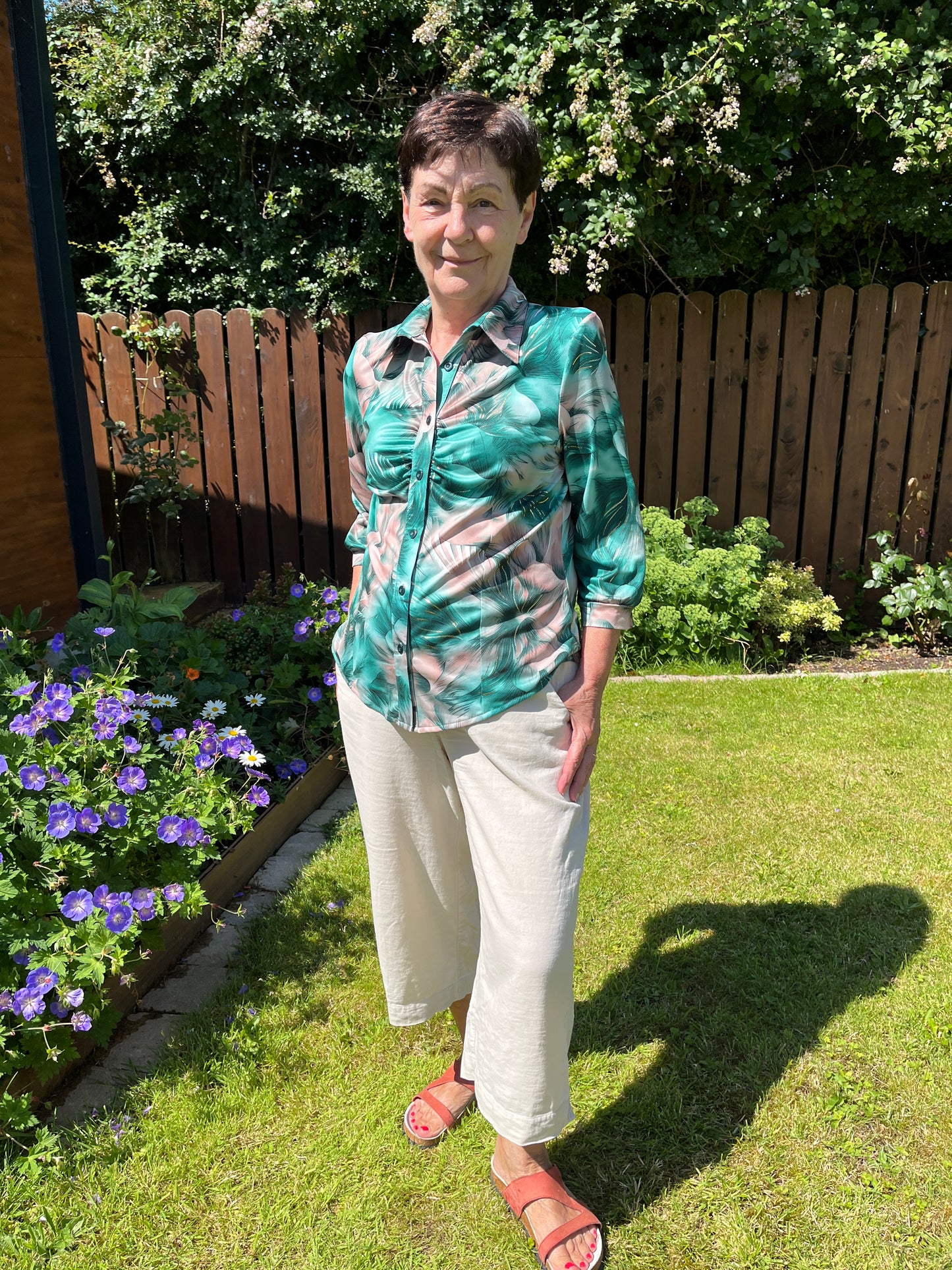 GRACE button down blouse