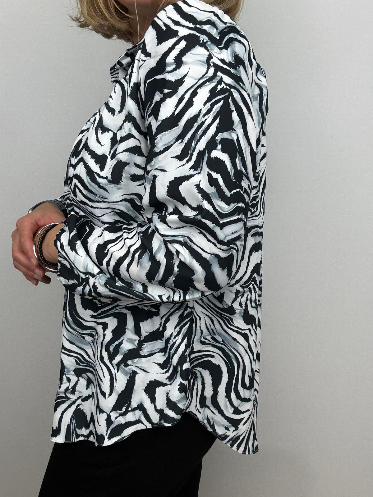 NOVA zebra print blouse