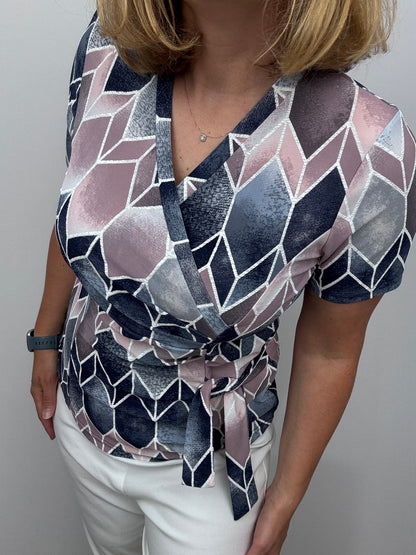 FRAN wrap top