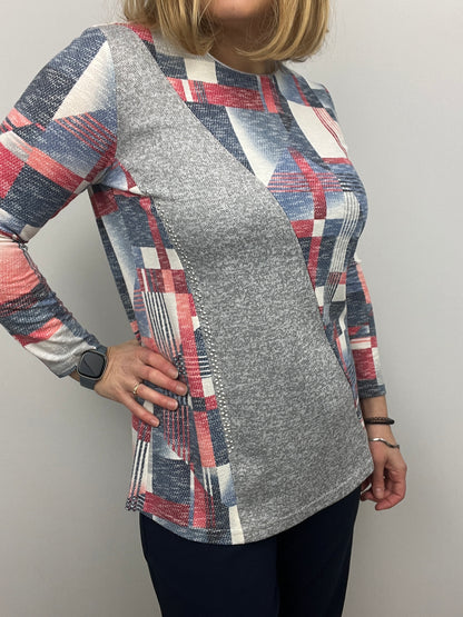 MAY long sleeve fine knit top