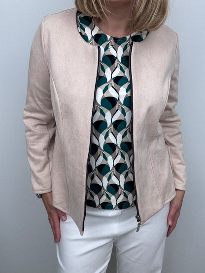PIPER peachy feeling style top 3/4 sleeves