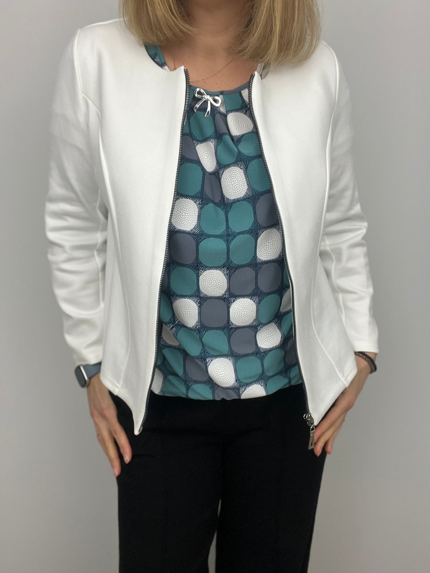 Cream Suedette jacket