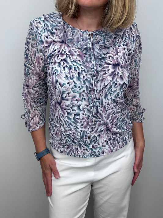 FLORA ruffle top