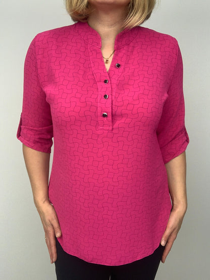 AMY stand-up collar blouse