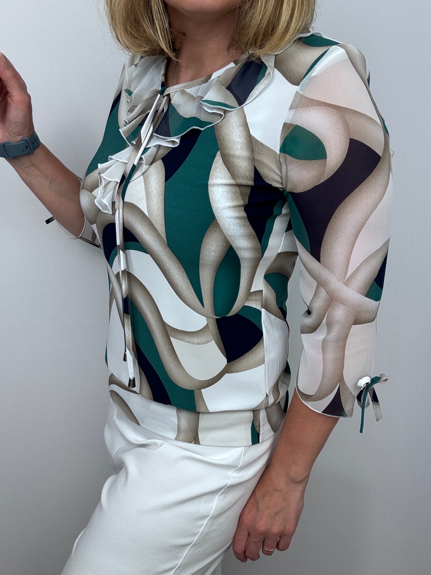INGRID ruffle top