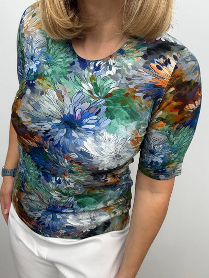 ELEANOR cotton feel style top short sleeve