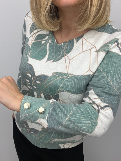 SAPPHIRE subtle v-neck soft jumper