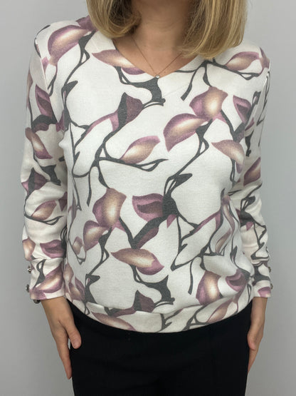 NIAMH subtle v-neck soft jumper