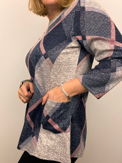 MICHELLE winter top with pockets