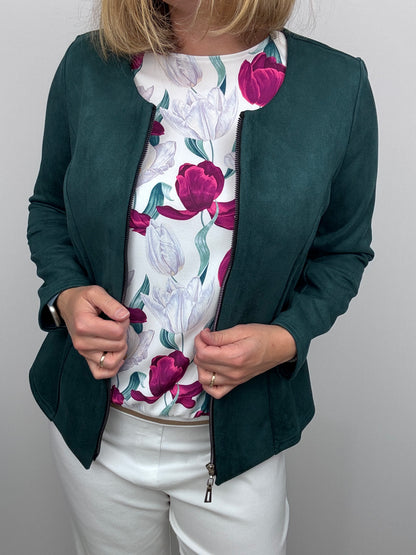 Green Suedette jacket
