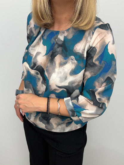 EMILY top with gently elasticated hem