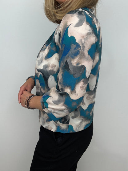 EMILY top with gently elasticated hem