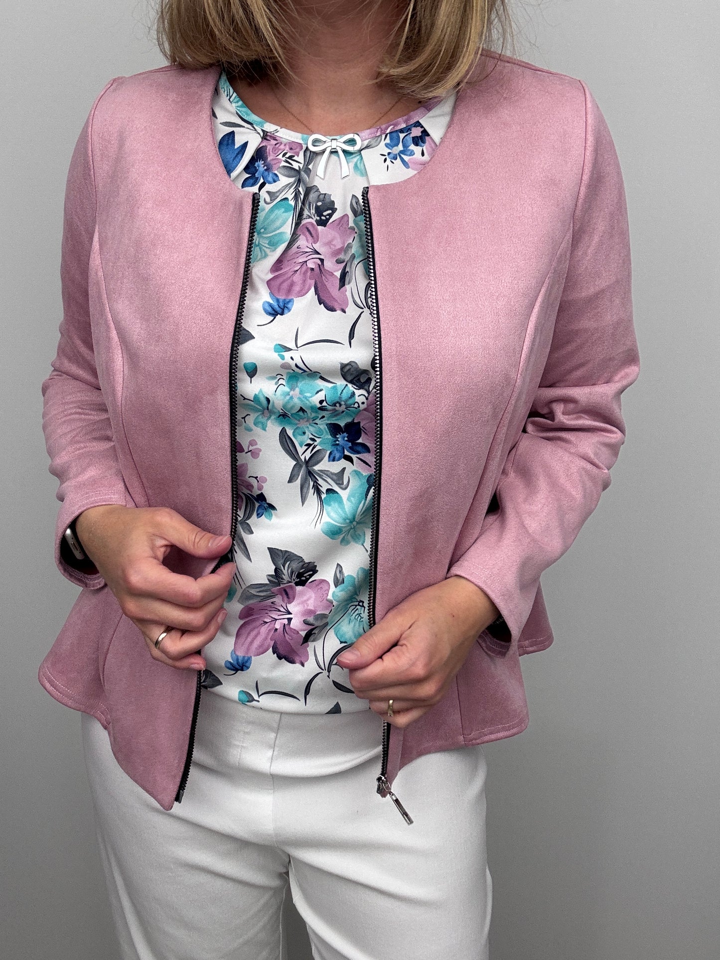 FORTUNE top with gently elasticated hem